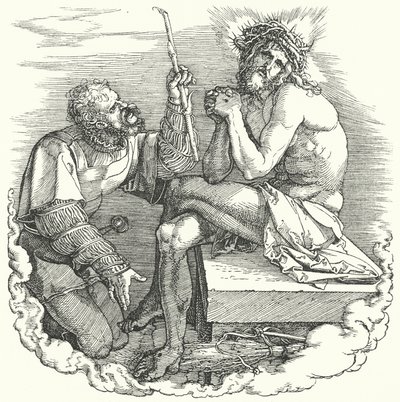 Page de titre de La Grande Passion par Albrecht Durer, représentant les derniers jours du Christ sur Terre - Albrecht (after) Durer or Duerer