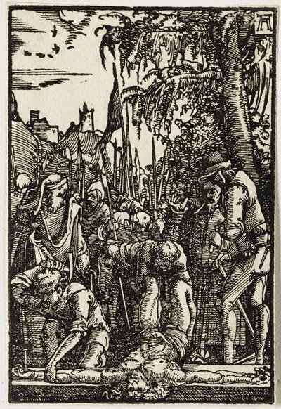Le Christ cloué sur la croix - Albrecht Altdorfer