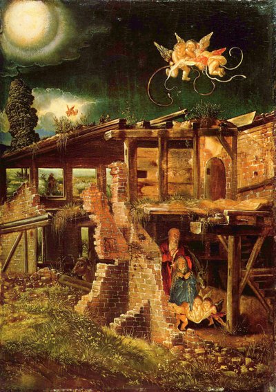 Allemand : Die Geburt Christi La naissance du Christ - Albrecht Altdorfer