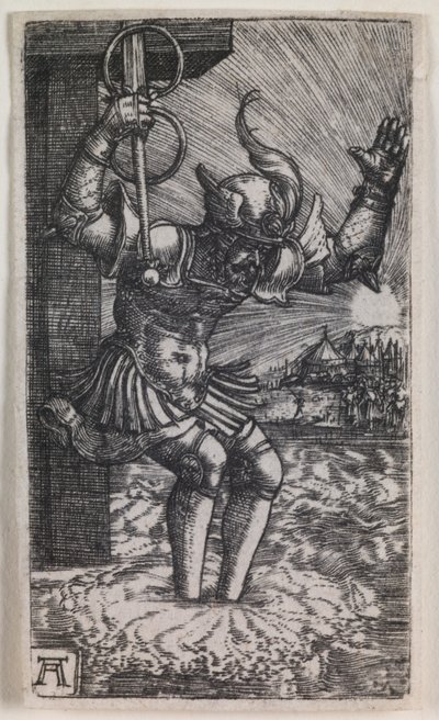 Horatius Cocles sautant dans le Tibre - Albrecht Altdorfer