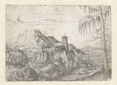 Paysage avec grand château - Albrecht Altdorfer