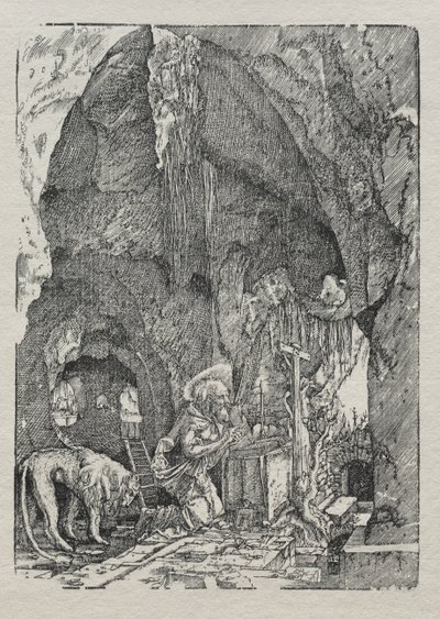 Saint Jérôme dans la grotte, vers 1513-1515 - Albrecht Altdorfer