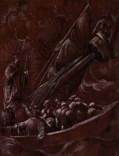 Saint Nicolas de Bari réprimandant la tempête - Albrecht Altdorfer