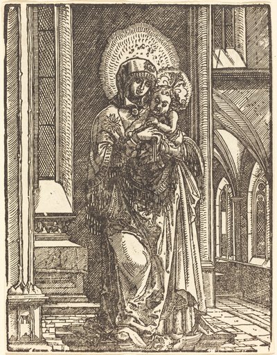 Vierge et enfant dans une église - Albrecht Altdorfer