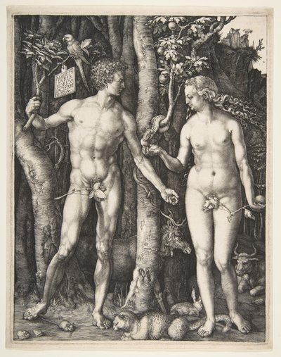 Adam et Ève - Albrecht Dürer
