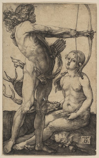 Apollon et Diane - Albrecht Dürer