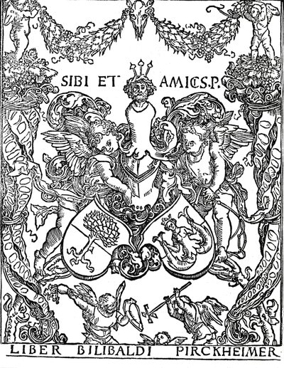 Ex-libris de Willibald Pirkheimer, vers 1502-1503, 1906 - Albrecht Dürer