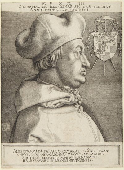 Le cardinal Albrecht de Brandebourg - Albrecht Dürer