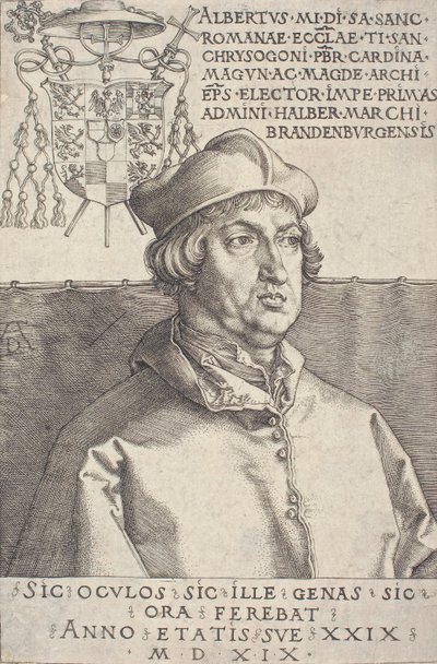 Cardinal Albrecht de Brandebourg, 1519 - Albrecht Dürer