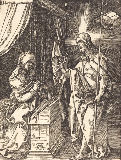 Le Christ apparaissant à sa mère, probablement vers 1509-1510 - Albrecht Dürer