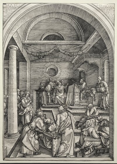 Christ disputant avec les docteurs, vers 1503-1504 - Albrecht Dürer