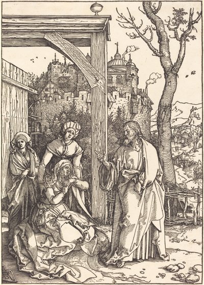 Le Christ prenant congé de sa mère - Albrecht Dürer