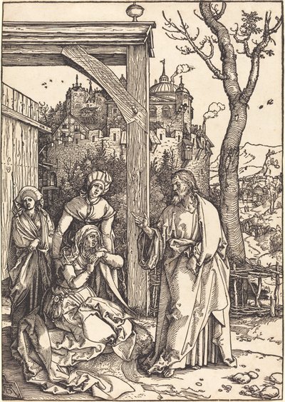 Christ prenant congé de sa mère - Albrecht Dürer