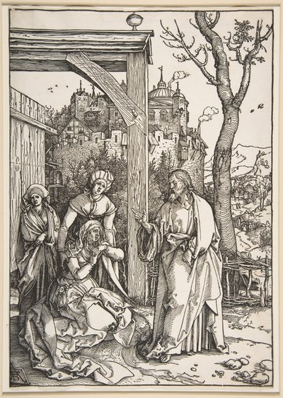 Le Christ prenant congé de sa mère, de La Vie de la Vierge, vers 1504 - Albrecht Dürer