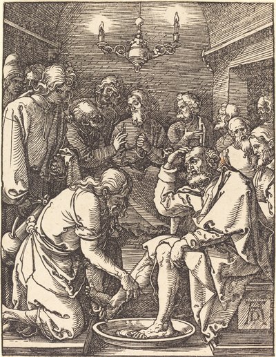 Le Christ lavant les pieds des disciples - Albrecht Dürer