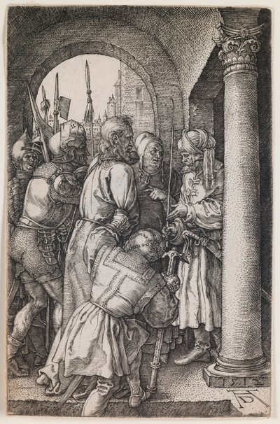 Christ devant Pilate, de la série « La Passion Gravée » - Albrecht Dürer