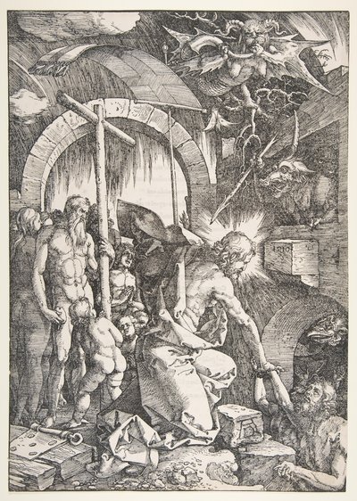 Le Christ aux limbes, de La Grande Passion, édition 1511 - Albrecht Dürer