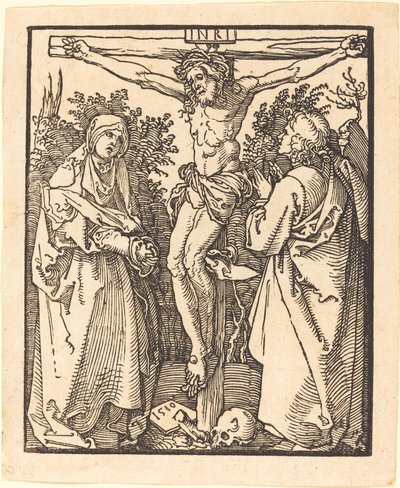 Le Christ en croix avec Marie et Saint Jean - Albrecht Dürer