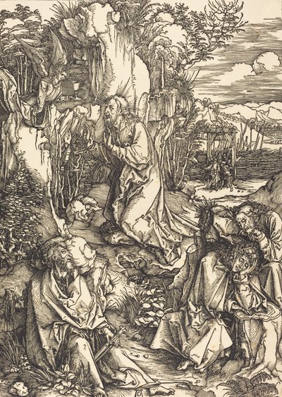 Christ sur le mont des Oliviers - Albrecht Dürer