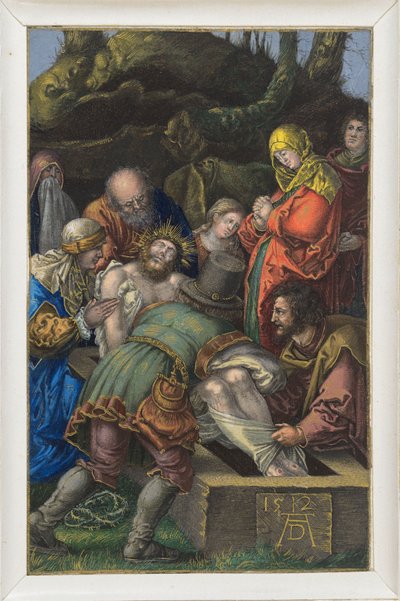 La mise au tombeau du Christ - Albrecht Dürer
