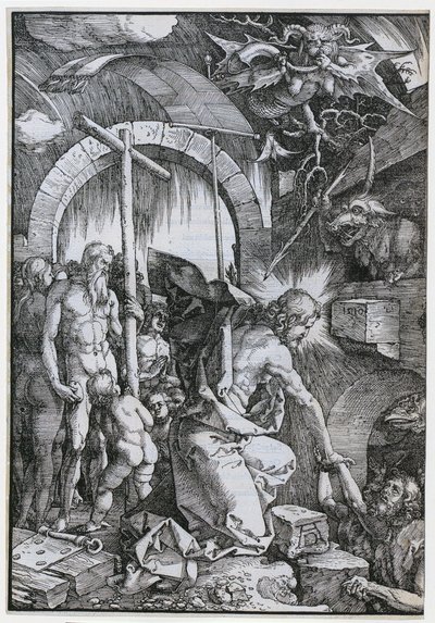 Le Christ aux limbes, feuille n° 11 de la série « La Grande Passion » - Albrecht Dürer