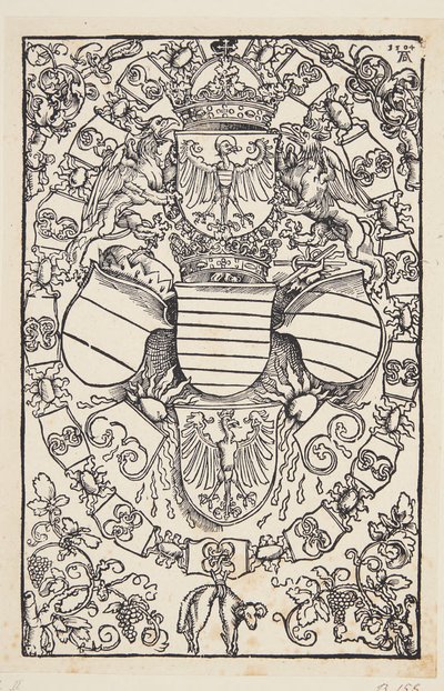 Blason de Maximilien Ier en tant que roi des Romains - Albrecht Dürer