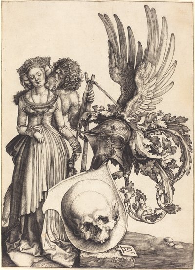 Blason avec un Crâne - Albrecht Dürer