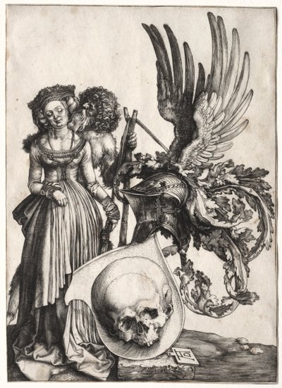 Blason avec un crâne - Albrecht Dürer