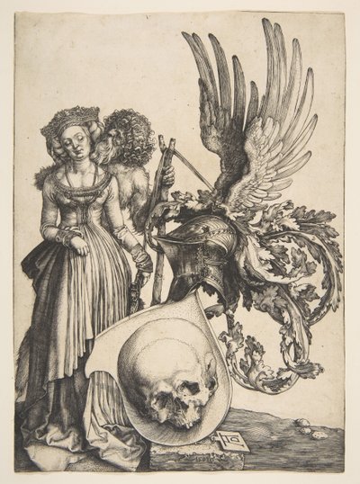 Blason avec un crâne - Albrecht Dürer