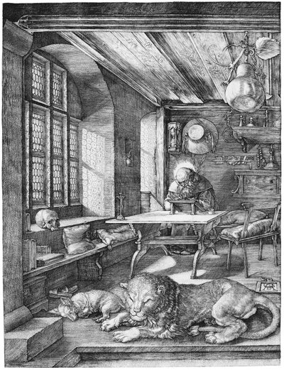 Saint Jérôme dans sa cellule - Albrecht Dürer