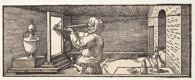 Dessinateur dessinant un vase - Albrecht Dürer
