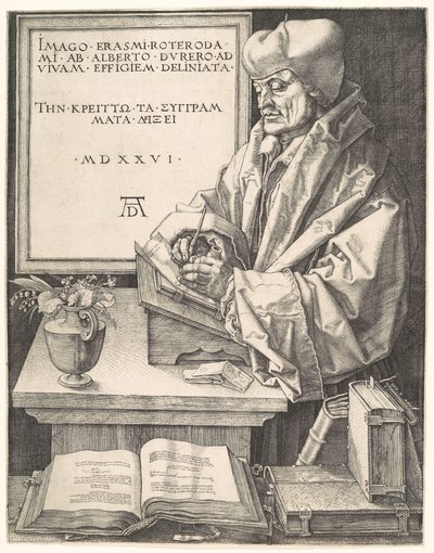 Erasme de Rotterdam - Albrecht Dürer