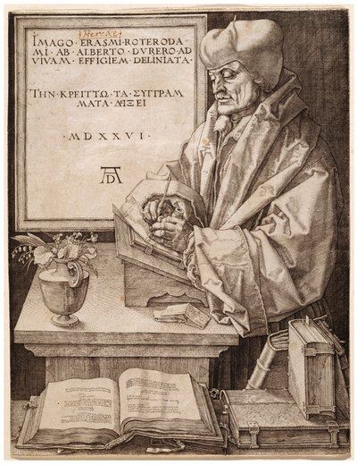 Érasme de Rotterdam - Albrecht Dürer