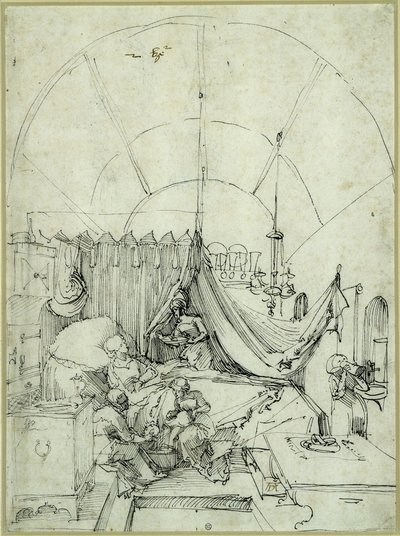 La Naissance de la Vierge - Albrecht Dürer
