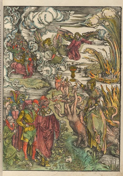 Allemand : Die babylonische Hure La prostituée de Babylone - Albrecht Dürer