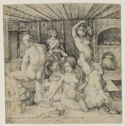 Allemand : Frauenbad Le bain des femmes - Albrecht Dürer