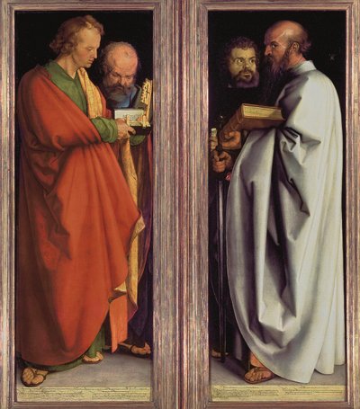 Allemand : Vier Apostel Les quatre apôtres - Albrecht Dürer