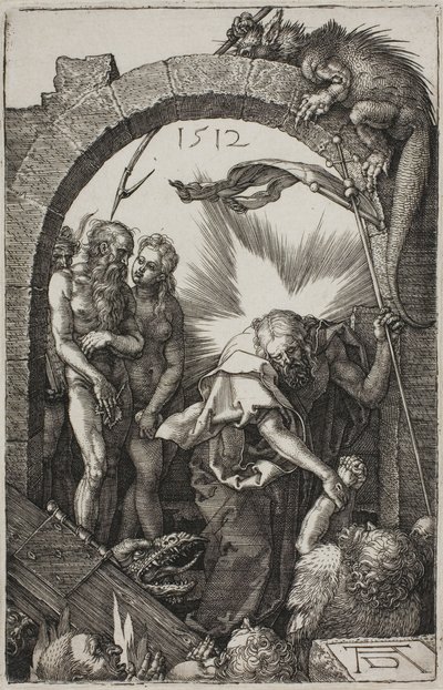 Descente aux enfers ; Christ au limbes, de La Passion gravée - Albrecht Dürer