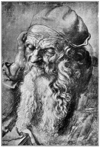 Tête de vieil homme, fin 15e-début 16e siècle, 1912 - Albrecht Dürer