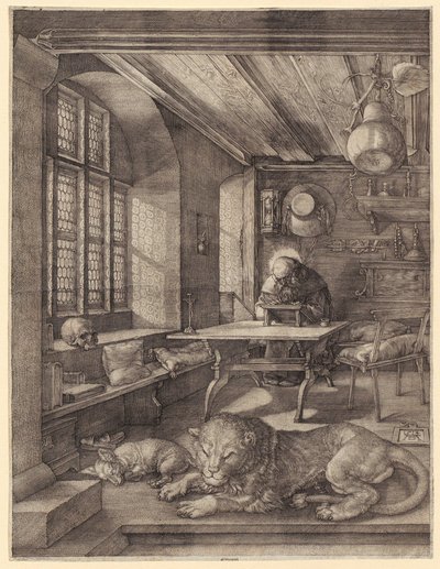 Saint Jérôme dans son retable - Albrecht Dürer