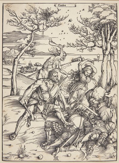 Hercule conquérant les jumeaux Molionides - Albrecht Dürer
