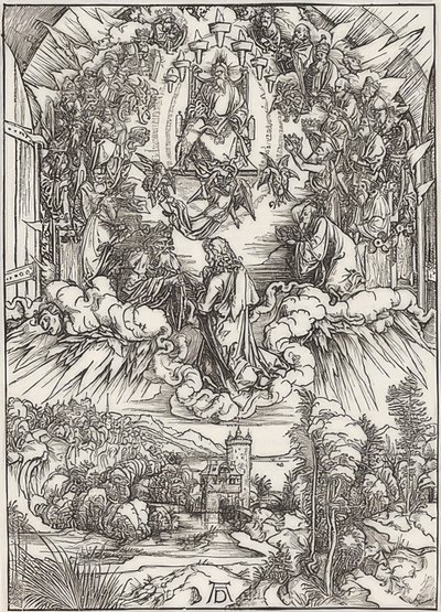 Jean devant Dieu le Père et les anciens, de la série de l