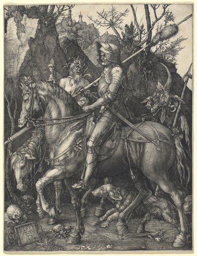 Le chevalier, la mort et le diable - Albrecht Dürer