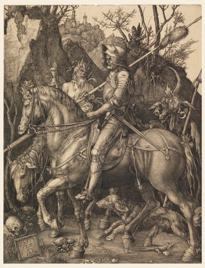 Le chevalier, la mort et le diable - Albrecht Dürer