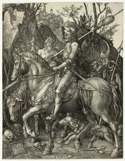 Chevalier, la Mort et le Diable - Albrecht Dürer