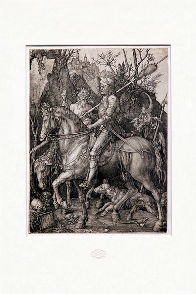 Le chevalier, la mort et le diable - Albrecht Dürer