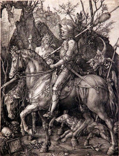 Le chevalier, la mort et le diable - Albrecht Dürer