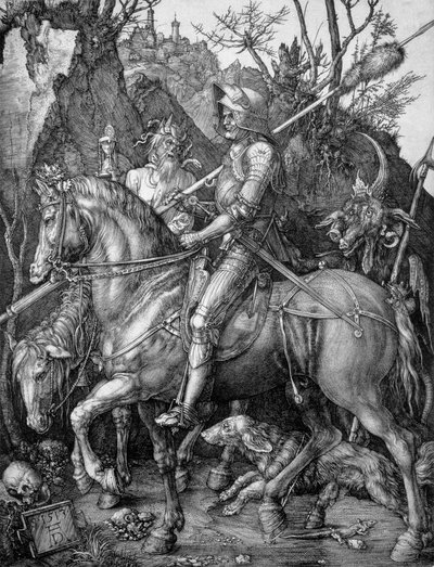 Le Chevalier, la Mort et le Diable, 1513 - Albrecht Dürer