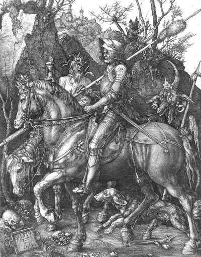 Le Chevalier, la Mort et le Diable, 1513 - Albrecht Dürer