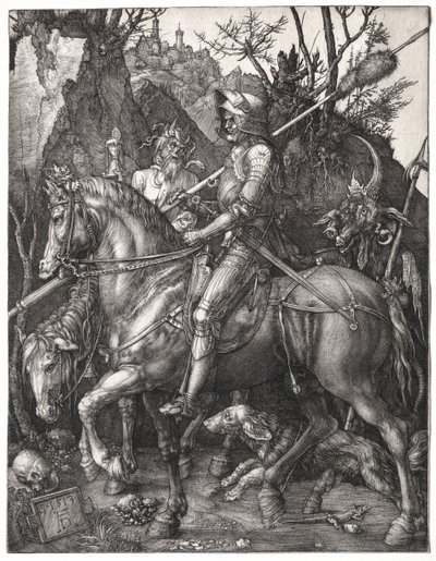 Le chevalier, la mort et le diable, 1513 - Albrecht Dürer